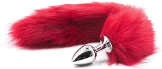 Butt Plug Fox Tail Cosplay Anal Plug Anal Butt Plug Adult Sex Toys for Beginner Women Men Couple (18" Black-1)