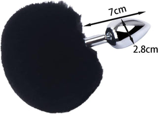 Anal Plug Butt Plug, 6Pcs/Set Sex Fox Tail Anales Plug Toys Butt Plugs with Cat Ears Headband and Necklace Metal Anal Sex Toys for Women Man Beginners Adult Couples