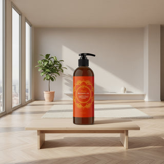 Arnica Muscle Relaxation Massage Oil - Soothing Full Body Relief with Chamomile, Lavender, Peppermint & Rosemary - Vegan & Non-GMO (8 Fl Oz)