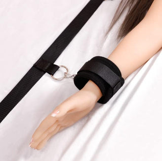 Sex Bondage BDSM Kit, under King/Queen Bed Restraints Set with Adjustable Hand Cuffs Ankle Cuff, Sex Restraints Straps Adult Sex Toys Bondage Gear & Accessories for Couples Sex Play SM Games