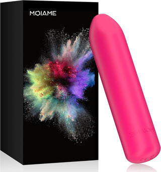 Small Bullet Vibrator for Women: Waterproof Mini Clit Vibrator with 10 Modes, Full Silicone Vibrating Finger Massager for G Spot Nipple, Female Rechargeable Lipstick Vibe Sex Toy, Purple