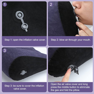 Sex Toys Adult Toys Pillow Position Cushion Triangle Inflatable Furniture Couples Toy Positioning for Deeper Position Support Pillow Men Women for Couples