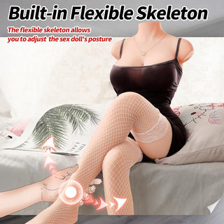 Full Size Sex Dolls with Flexible Legs,Male Masturbator Adult Sex Toys for Men,11Lb Life Size Sex Doll,Sex Leg Torso Love Dollrealistic Body Features with Breasts, Vagina, Butt and Anal