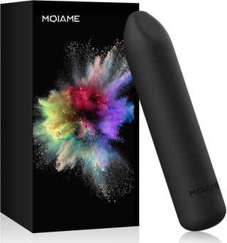 Small Bullet Vibrator for Women: Waterproof Mini Clit Vibrator with 10 Modes, Full Silicone Vibrating Finger Massager for G Spot Nipple, Female Rechargeable Lipstick Vibe Sex Toy, Purple