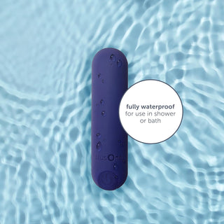Plusone Bullet Vibrator for Women, Mini Vibrator Made of Body-Safe Silicone, Fully Waterproof, USB Rechargeable, Sex Toy Personal Massager with 10 Vibration Settings, Purple