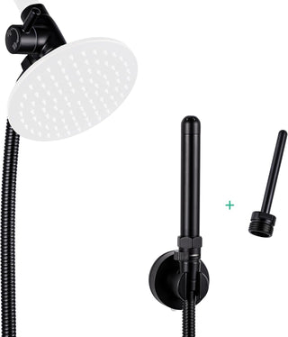 Premium Portable Enema Shower System with 100" Hose, Diverter & Water Control Valve - Chrome Nozzle Kit for Men & Women