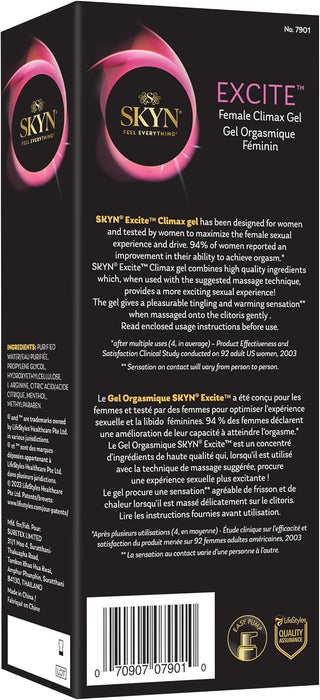 EXCITE Women's Intimate Pleasure Gel - 0.5 Ounce Sexual Enhancer