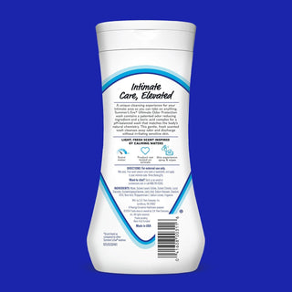 Ultimate Odor Defense Daily Feminine Wash - pH-Balanced Body Cleanser for Women with Boric Acid, 15 Fl Oz