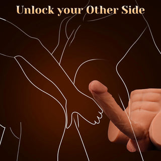 Shemale Sex Doll with 7.2In Realistic Huge Dildo, Unisex Trans Sex Dolls Flexible Cock Gay Sex Toys for Women Elasticity Tight Vagina Anus Masturbator Male Sex Doll Adult Sex Toy for Men Female 9LB