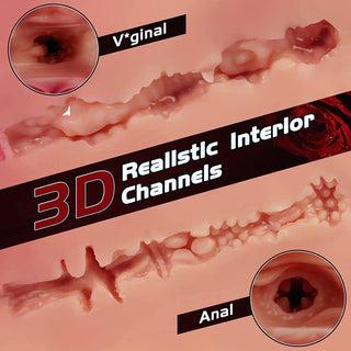 4.6FT Full Size Sex Dolls for Men with Soft Jelly Breasts Life Size Sex Doll Female Torso Love Doll Build in Metal Skeleton and 3D Tunnels, Male Masturbator Shipment from US 65LB (65LB-4.6FT-2)