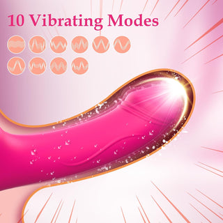 Strapless Strap-On Double-Ended Dildo with 10 Modes & Remote Control, Anti-Slip Silicone Realistic G-Spot Anal Dildo Vibrator Vibrating Butt Plug, Adult Sex Toys for Women Lesbian Couples S&M Whips