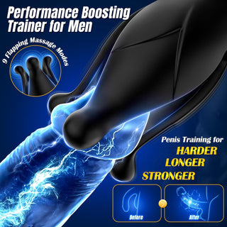 Prostate Massager Anal Toys, BEISAR Male Sex Toys for Men Sex Toy Anal Plug Adult Toys with 9 Tension Shock Flapping Thrusting Vibrating Butt Plug Anal Dildo New