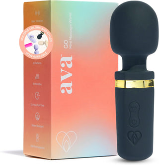 Ava Vibrator for Women – 4 Hour Battery Life | Water Resistant Body Safe Silicone | Clitoral Vibrators Sex Toy with 20 Patterns & 8 Speeds – Clit Stimulator Adult Sex Toys – Discreet Gift