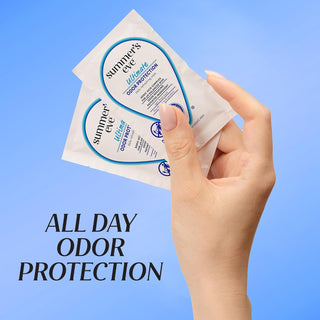Summer'S Eve Ultimate Odor Protection Daily Feminine Wipes, Gentle Ph-Balanced Formula with Boric Acid Cleanses & Removes Vaginal Odor, Individually Wrapped Body Wipes, 12 Count