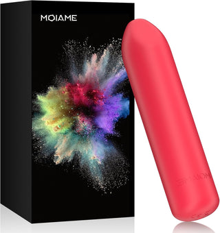 Small Bullet Vibrator for Women: Waterproof Mini Clit Vibrator with 10 Modes, Full Silicone Vibrating Finger Massager for G Spot Nipple, Female Rechargeable Lipstick Vibe Sex Toy, Purple