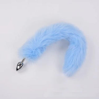 Butt Plug Fox Tail Cosplay Anal Plug Anal Butt Plug Adult Sex Toys for Beginner Women Men Couple (18" Black-1)