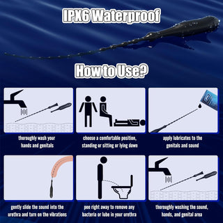 Vibrating Urethral Sound Sex Toys for Male Mens, Penis Vibrator Urethra Plug Vibrators 10.6" Insertable Length Cock Dilators, Penis Stimulator Adult Sex Toy Discreet Beginner Anal Beads Vibrator