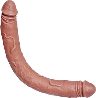 16.5*1.5"Double Ended Extra Large Realistic Silicone Dildo with Veins and Double Ended Glans Adult Big Toy,Flexible Extra Long Dildo Lesbian Anal G-Spot Stimulation Sex Toy for Male and Female Couple