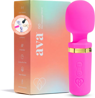 Ava Vibrator for Women – 4 Hour Battery Life | Water Resistant Body Safe Silicone | Clitoral Vibrators Sex Toy with 20 Patterns & 8 Speeds – Clit Stimulator Adult Sex Toys – Discreet Gift