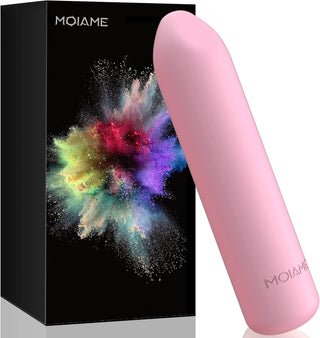Small Bullet Vibrator for Women: Waterproof Mini Clit Vibrator with 10 Modes, Full Silicone Vibrating Finger Massager for G Spot Nipple, Female Rechargeable Lipstick Vibe Sex Toy, Purple