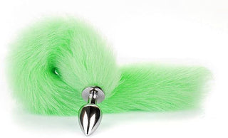 Butt Plug Fox Tail Cosplay Anal Plug Anal Butt Plug Adult Sex Toys for Beginner Women Men Couple (18" Black-1)