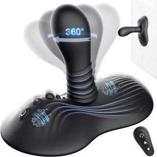 Prostate Massager Anal Toys Anal Dildo, BEISAR Grinder Male Sex Toys for Men Women Sex Toy Butt Plug Anal Plug 9 Vibrating 3 Thrust, Adult Toys G Spot Vibrator Ride Anal Beads Strapless Strap-On Dildo